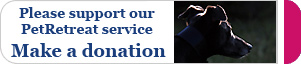Please support our PetRetreat service by making a donation © RSPCA