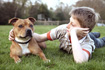 Young boy with pet Staffordshire bull terrier © Becky Murray/RSPCA Photolibrary Young boy with pet Staffordshire bull terrier © Becky Murray/RSPCA Photolibrary