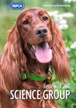 RSPCA Science Group Review 2017 cover © RSPCA