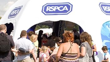 RSPCA event stand