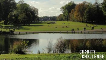 scenic view of a park with a lake © RSPCA
