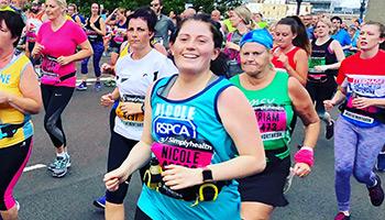 RSPCA marathon runner