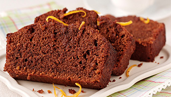 Sticky chocolate and orange cake
