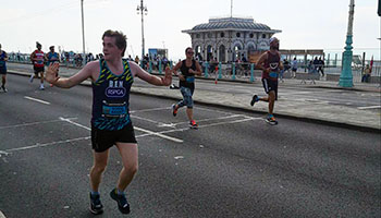 Brighton marathon runner for the RSPCA © RSPCA