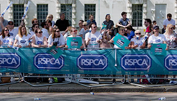 rspca supporters at a running event © RSPCA