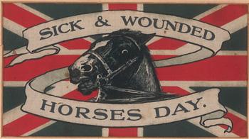 WW1 union silk flag for Sick and Wounded Horses © RSPCA