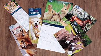 Selection of RSPCA Carousel calendars © RSPCA