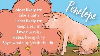 Penelope the pig