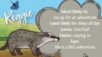 Reggie the badger