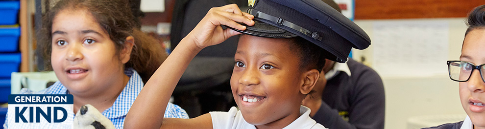 School children taking part in Compassionate Class © RSPCA
