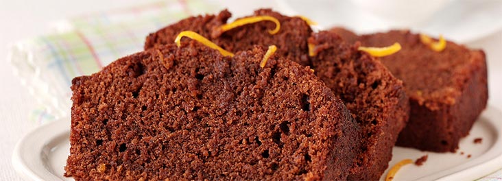 Sticky chocolate and orange cake